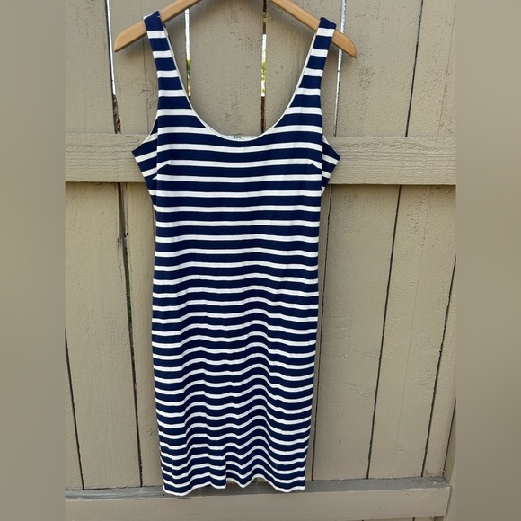 L'AGENCE Dresses & Skirts - L' Agence Nautical Dress Blue and White Striped Dress Preppy Resortwear Vacation